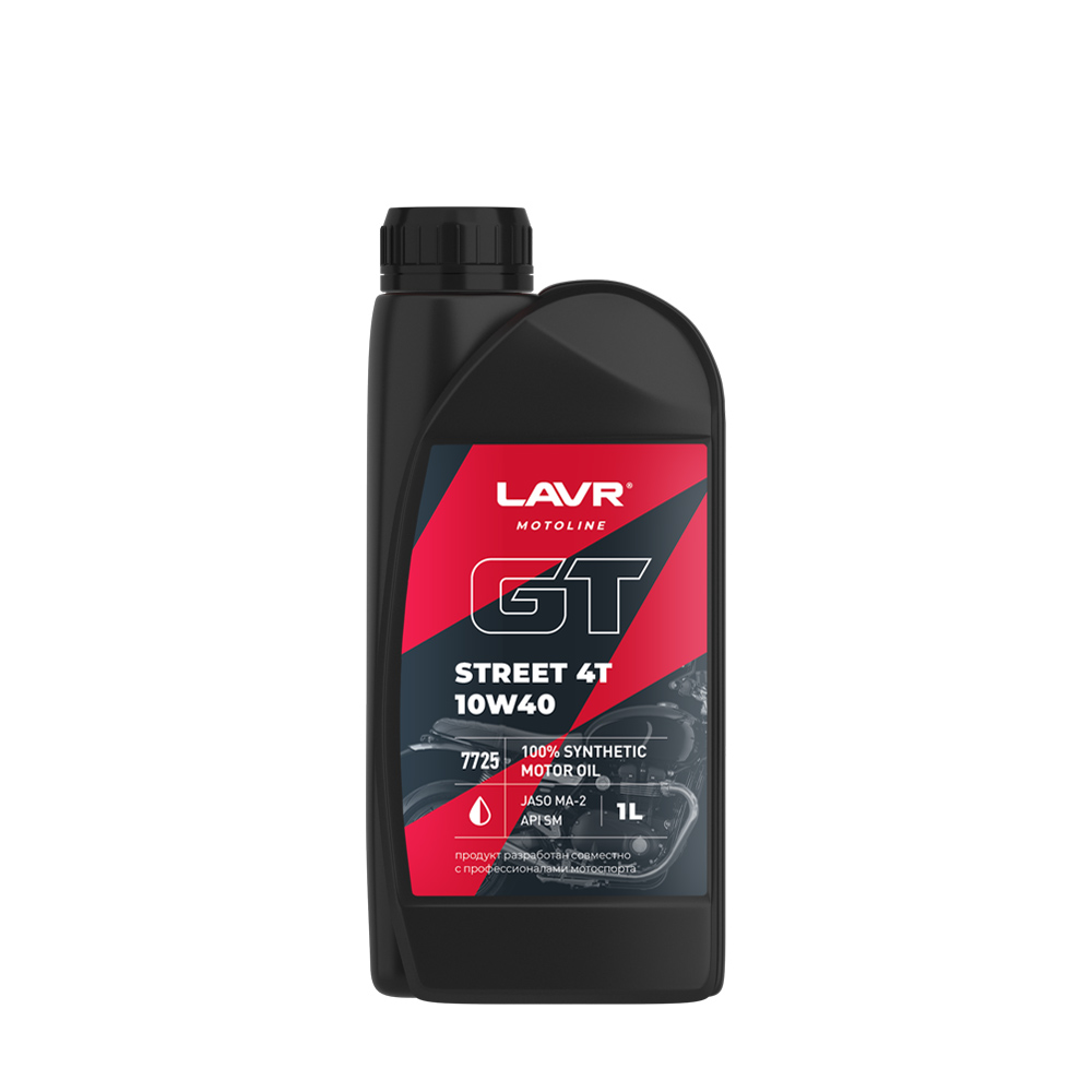 Моторное масло LAVR GT STREET 10W-40 1л