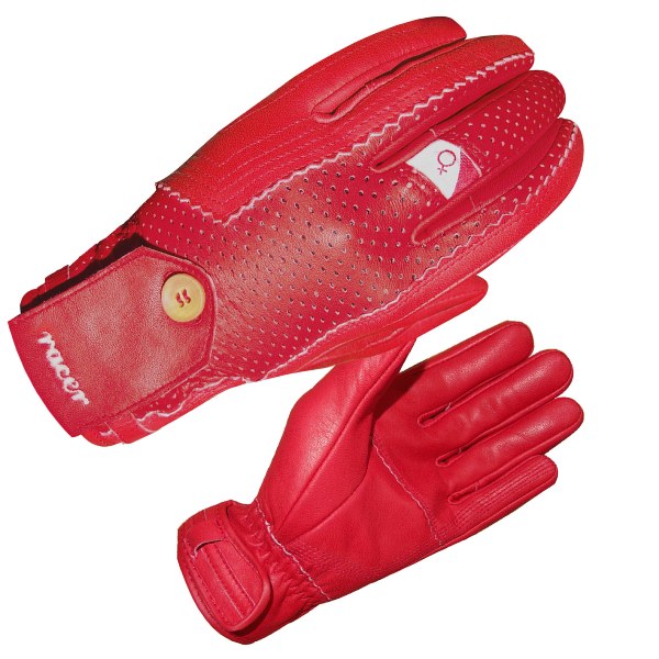 Перчатки RACER MILANO женские rot/red