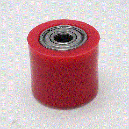 Ролик натяжителя цепи, M10, красный